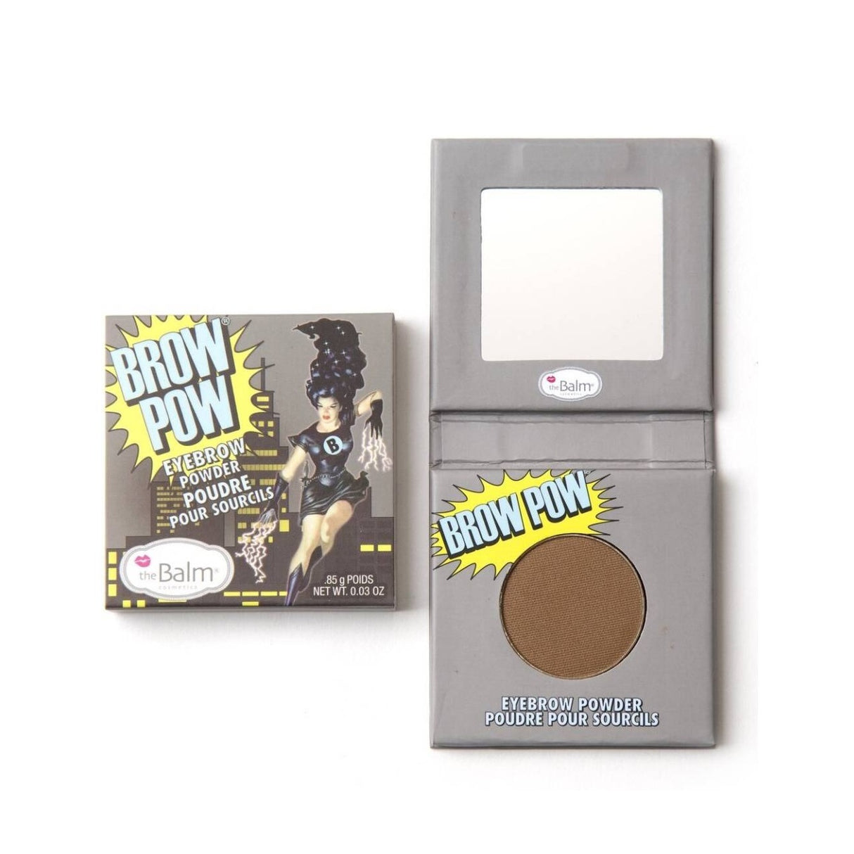 The Balm, Brow Pow, Eyebrow Powder, Light Brown, 85 g - Feel You