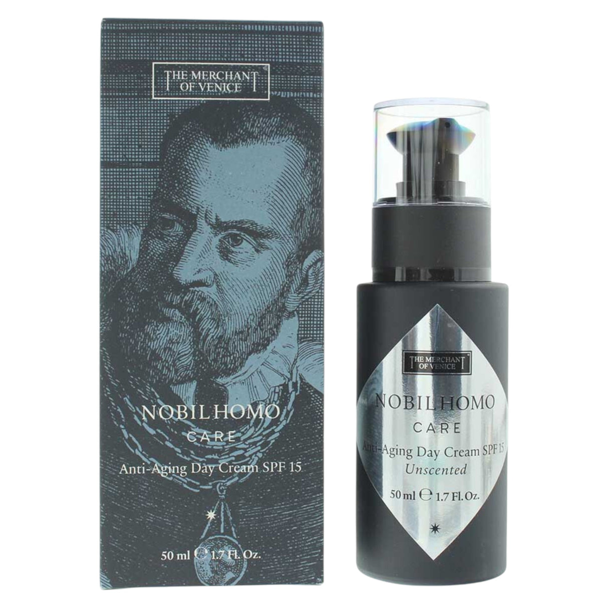 The Merchant Of Venice, Nobil Homo Care, Nourishing, Daily Use, Cream, Face, SPF 15, 50 ml - Feel You