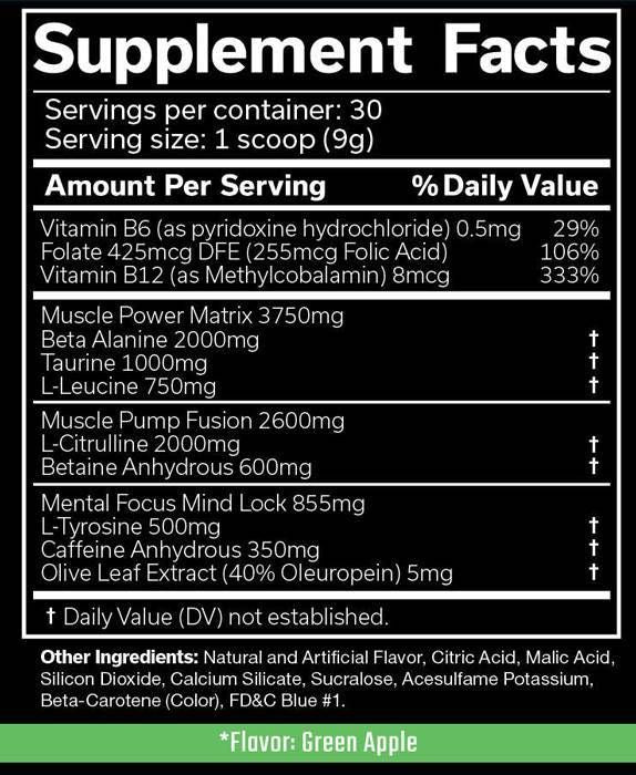 The Shadow ! Pre-Workout - 9 грама - Feel You