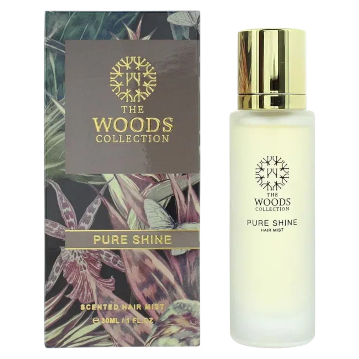 The Woods Collection, Pure Shine Hair, Hair Scented Mist, For Women, Pineapple, 30 ml - Feel You