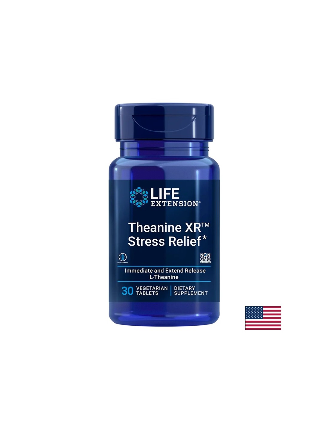 Стрес и тревожност - Theanine XR™ Stress Relief, 30 таблетки - Feel You