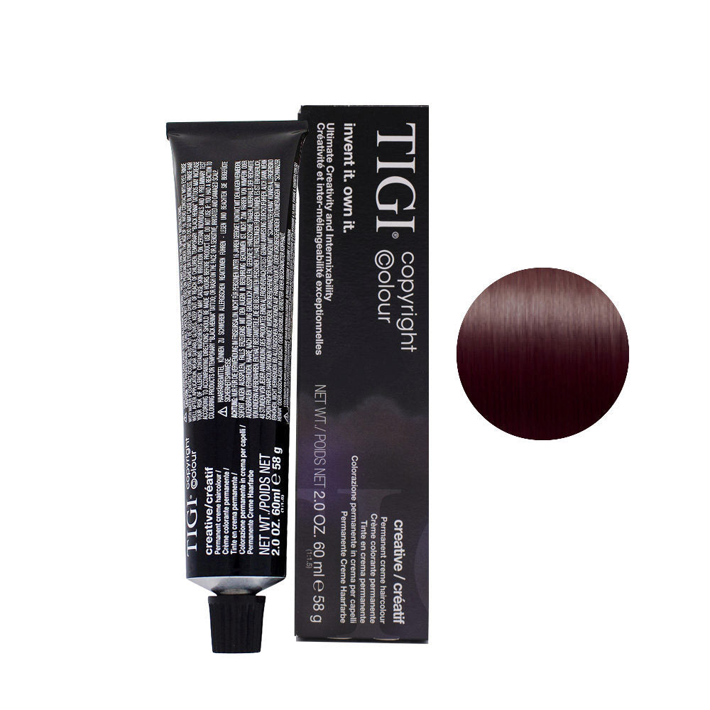 Tigi, Colour Creative, Permanent Hair Dye, 4/2 Medium Brown Violet, 60 ml - Feel You