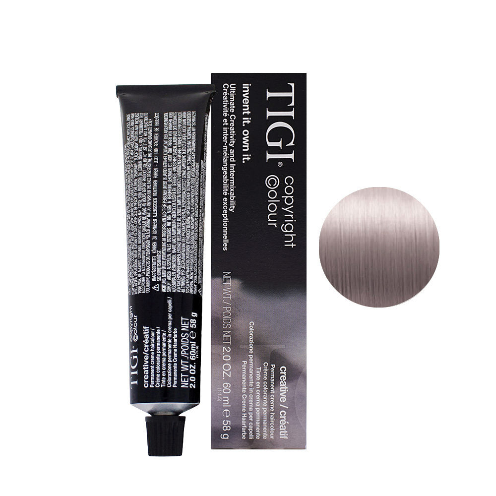 Tigi, Colour Creative, Permanent Hair Dye, 9/02 Very Light Blonde Natural Violet, 60 ml - Feel You