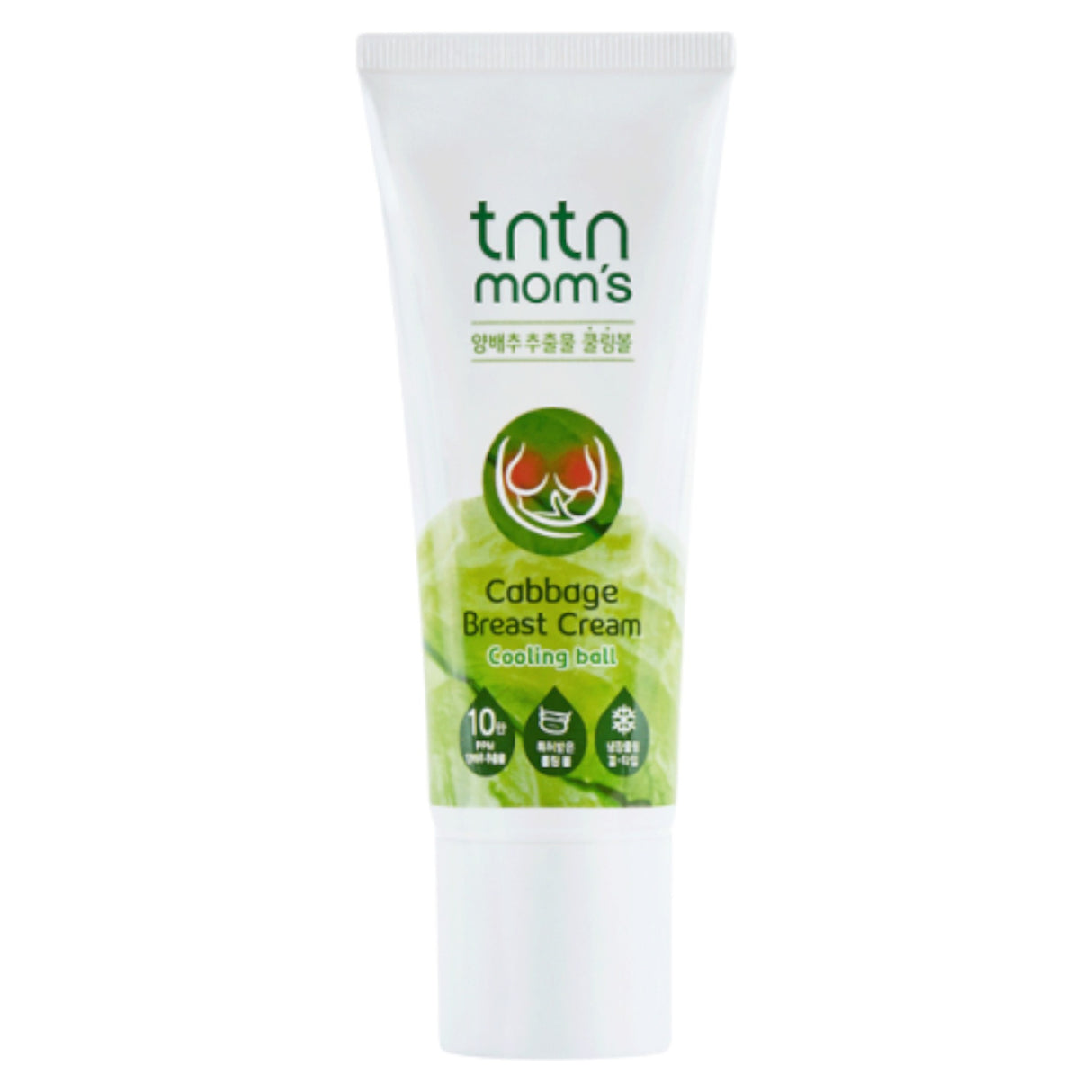 Tntn Mom’s, Cabbage Breast Care, Cooling, Cream, 100 ml - Feel You