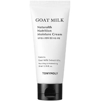 Tony Moly - Goat Milk Naturalth Nutrition Moisture Cream - Hydratační krém pro suchou a citlivou pleť - 80ml - Feel You