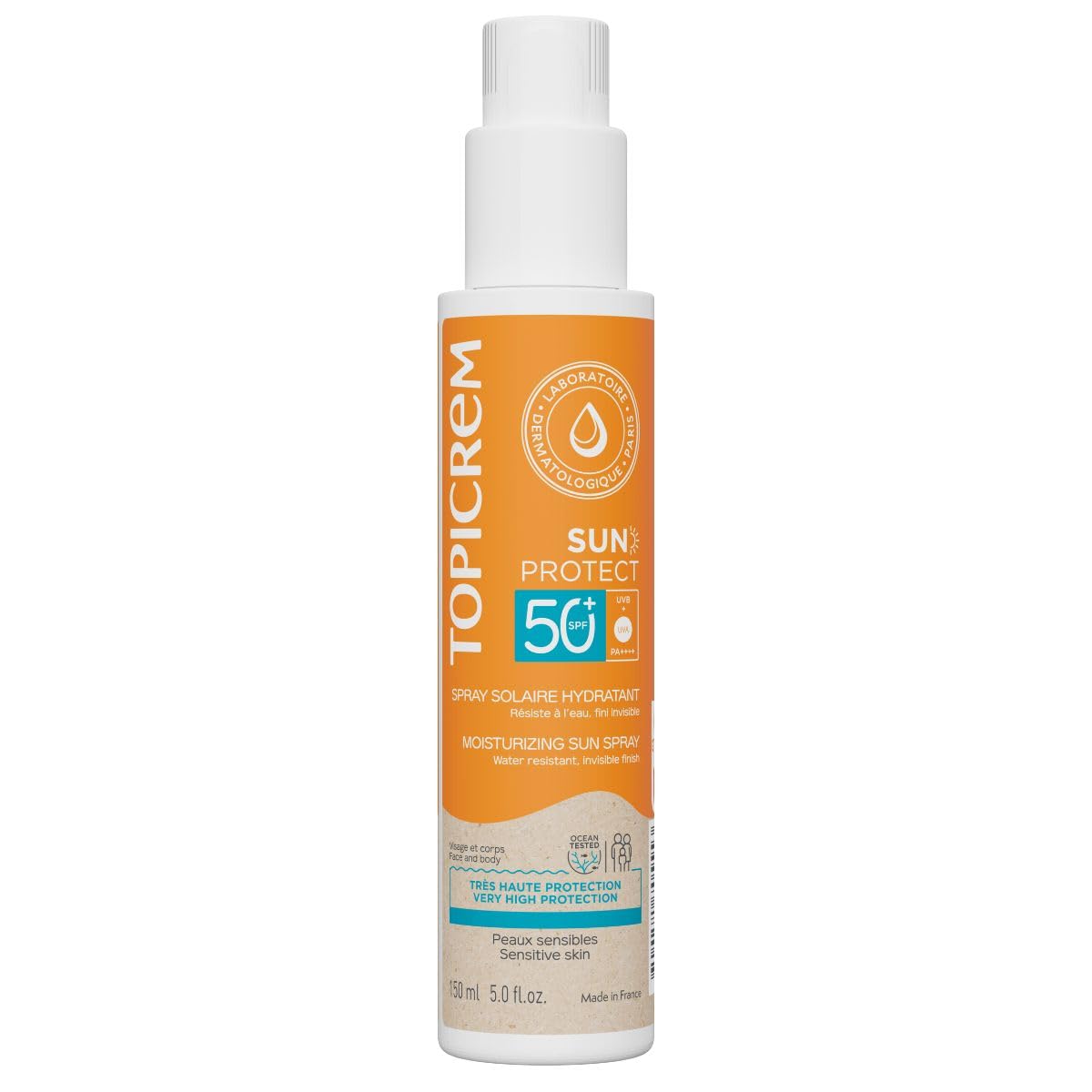 Topicrem, Sun Protect, Hydrating & Protecting, Sunscreen Spray, SPF 50, 150 ml - Feel You