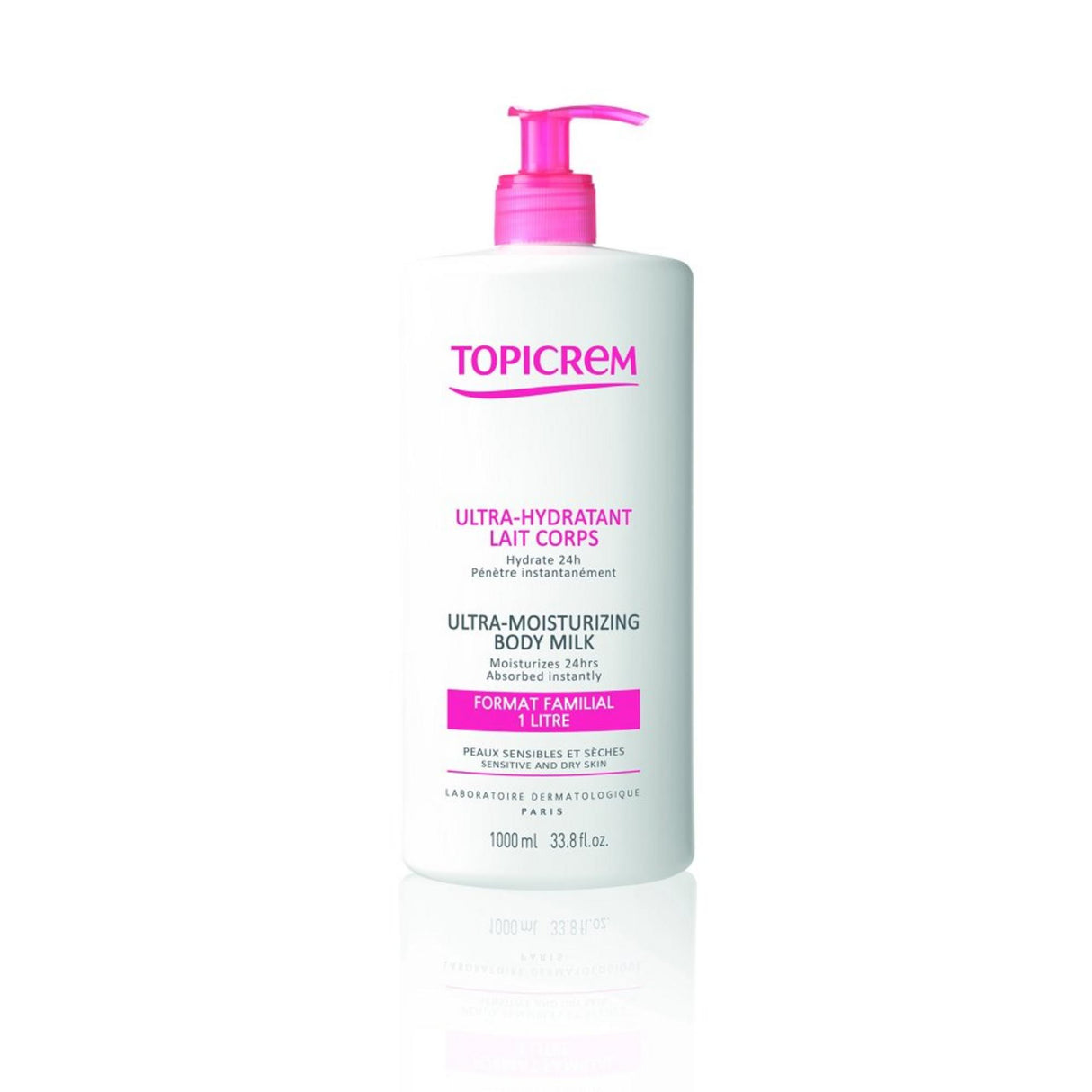 Topicrem - Ultra-Moisturizing Body Milk - Moisturizing body lotion - 1000ml - Feel You