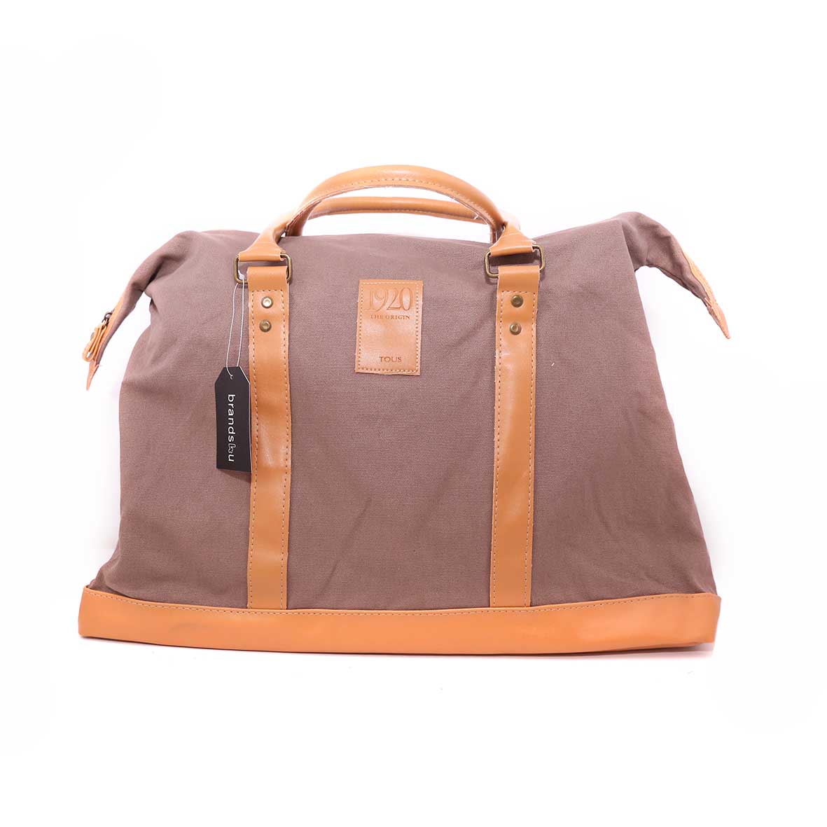 Tous, 1920 The Origin, Textile Bag, Travel Bag, Brown, For Women - Feel You