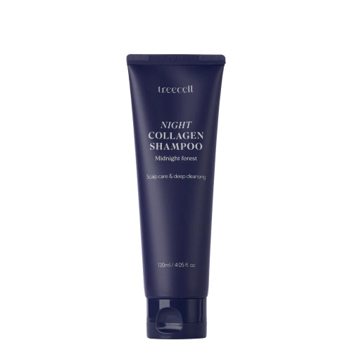 Treecell - Night Collagen Shampoo Midnight Forest - Strengthening Hair Shampoo with Collagen - 120ml - Feel You
