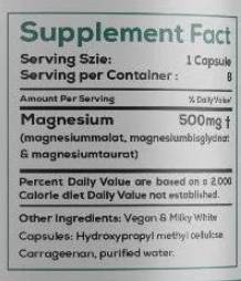 Triple Magnesium 500 mg - 60 капсули - Feel You