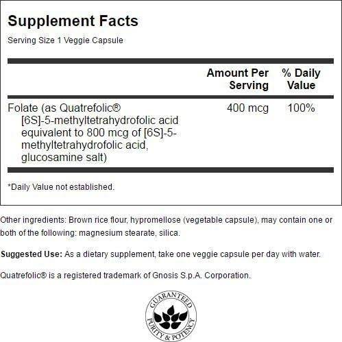 Ultra Folate 400 mcg 30 капсули - Feel You