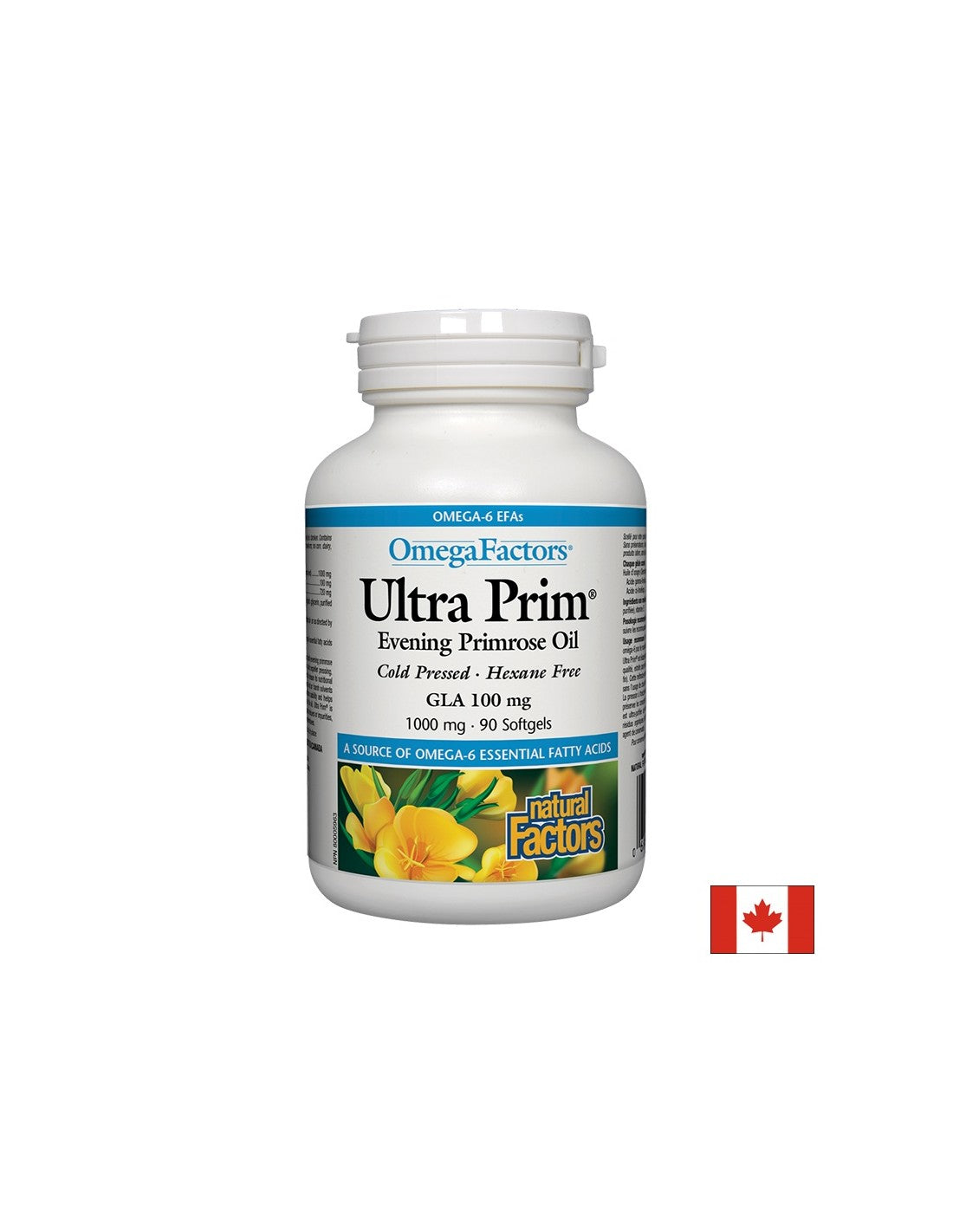 Ultra Prim Evening Primrose Oil 1000 mg - 90 Гел капсули - Feel You