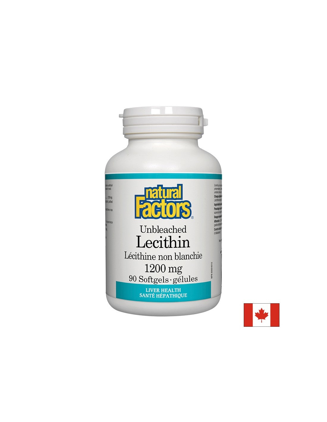 Unbleached Lecithin 1200 mg - 90 Гел капсули - Feel You