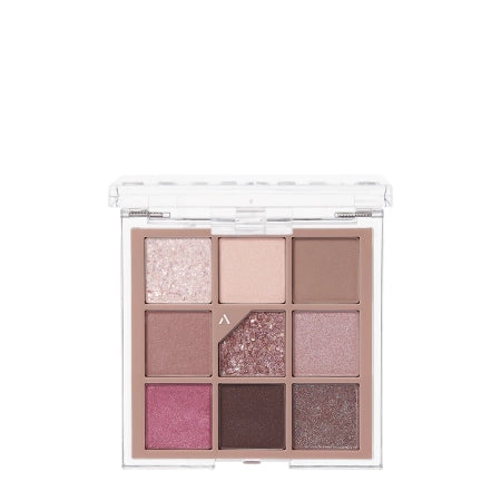 Unleashia - Glitterpedia Eye Palette - Vegan Eyeshadow Palette - 5 All of Dusty Rose - 6.6g - Feel You