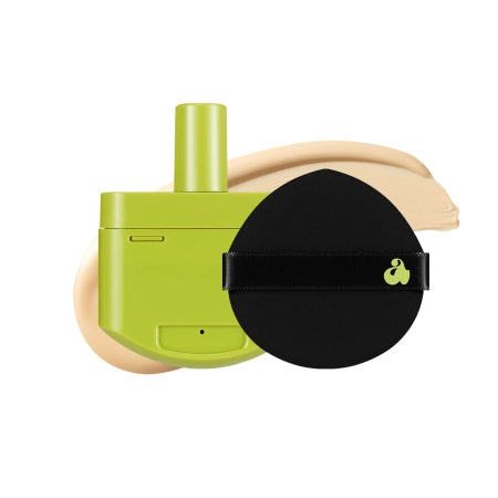 Unleashia - Healthy Green Cushion - Refill - Satin Cushion Foundation SPF30/PA++ - 21 Eburnean - 15g - Feel You