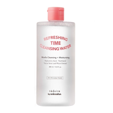 Unleashia - Refreshing Time Cleansing Water Réduire by Unleashia - Facial Cleansing Water - 400 ml - Feel You