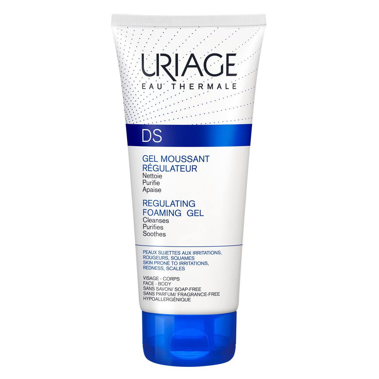 Uriage - Cleansing gel for dry and irritated skin DS (Regulating Foaming Gel) 150 ml - 150ml - Feel You