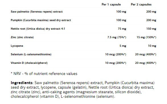 VP Laboratory Prostate Support / 60 Caps - Feel You