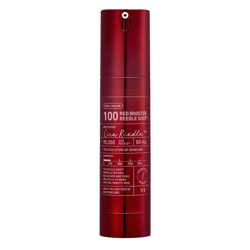 VT COSMETICS Red Booster Reedle Shot 100 Antioxidant Anti-Aging Serum Booster with Microneedles, 50 ml - Feel You
