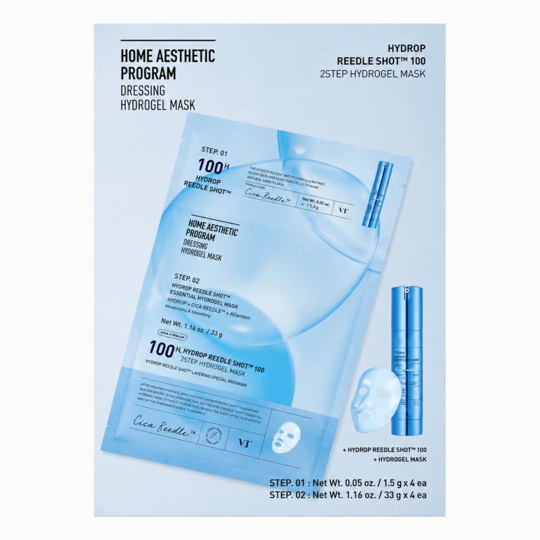 VT Cosmetics - Hydrop Reedle Shot 100 2Step Hydrogel Mask, 4 sheets - Feel You