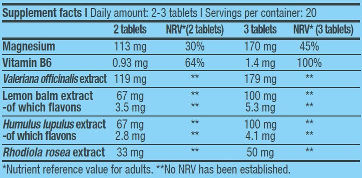 Valeriana Forte / 60 Tabs - Feel You
