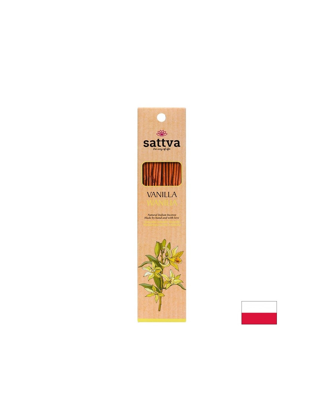 Ароматни пръчици Ванилия за уют и релаксираща атмосфера – Vanilla, 15 бр. - Feel You