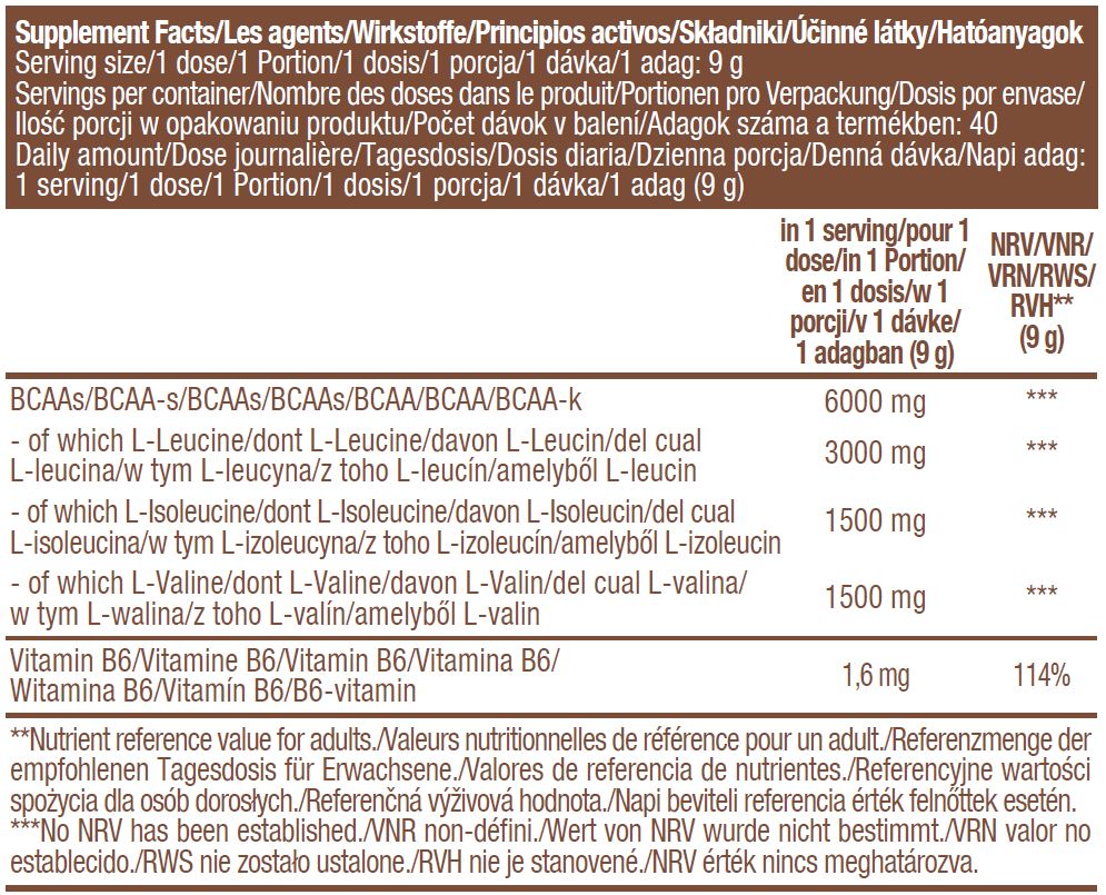 Vegan BCAA - 0.360 kg - Feel You