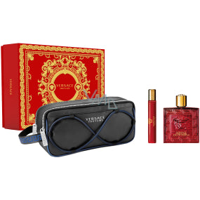 Versace Eros Flame Eau De Parfum Spray 100ml Set 3 Pieces - Feel You