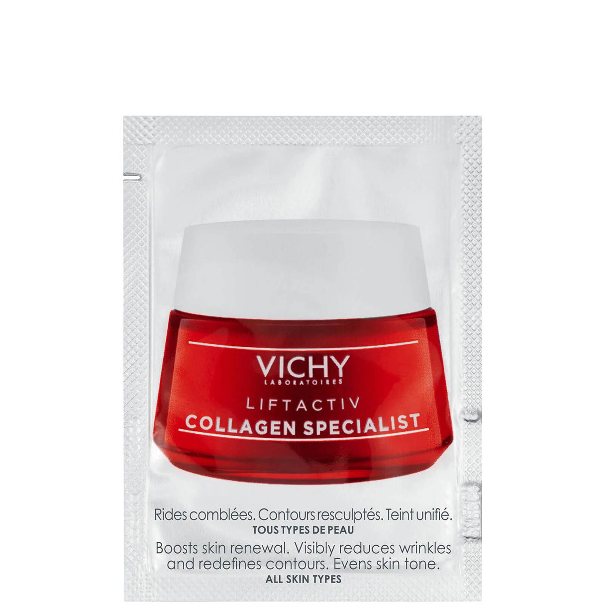 Vichy, COLLAGEN SPECIALIST, Collagen, Anti-Wrinkle, Night, Cream, For Face, 1.5 ml *Sample - Feel You