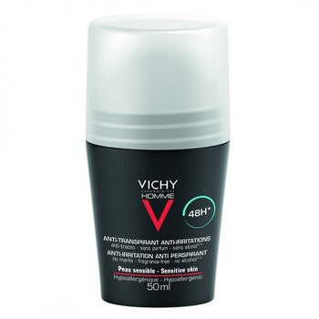Vichy - Deodorant for sensitive skin 48H Homme Deo roll-on (Anti-Transpirant Extra Sensitive) 50 ml - 50ml - Feel You