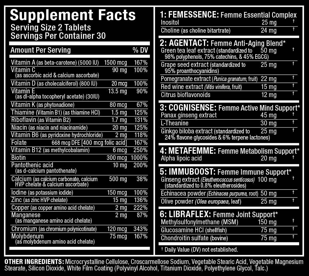 Vitaform / Premium Multi-Vitamin for Women - 60 Таблетки - Feel You