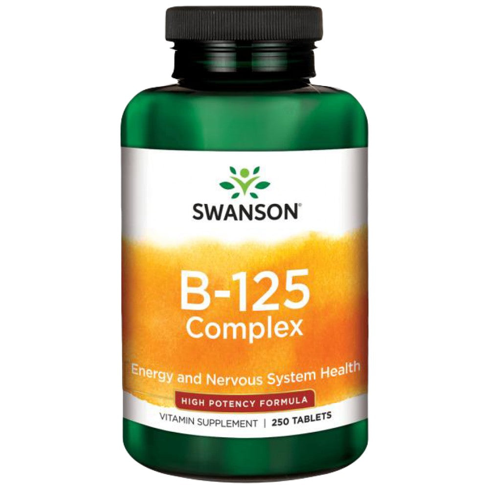Vitamin B-125 Complex - High Potency 250 капсули - Feel You