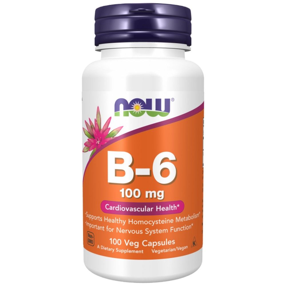 Vitamin B-6 100 mg - 100 капсули - Feel You