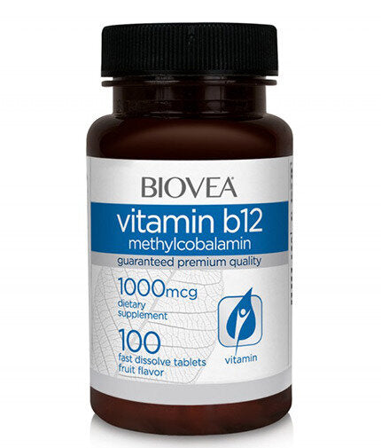 Vitamin B12 1000 Methylcobalamin Fast Dissolve / 100 Tabs - Feel You