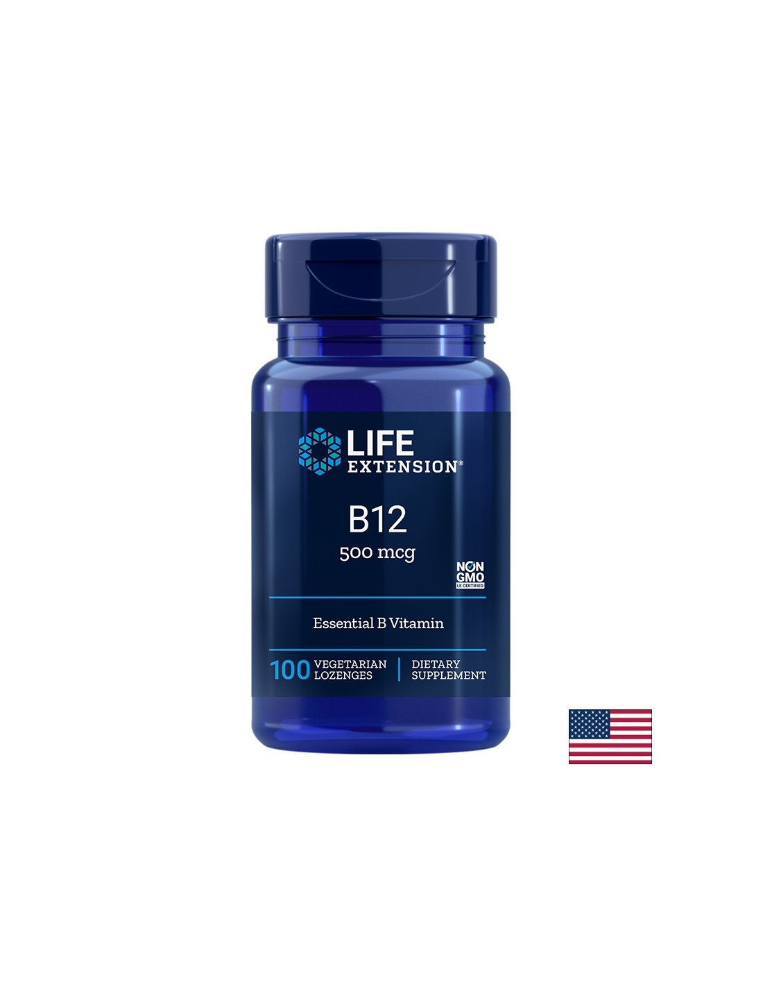 Vitamin B12/ Витамин В12 500 mcg x 100 таблетки за смучене - Feel You