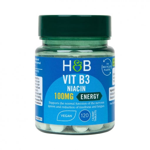 Ниацин (Vitamin B3) 100mg 100 таблетки, H&B - Feel You