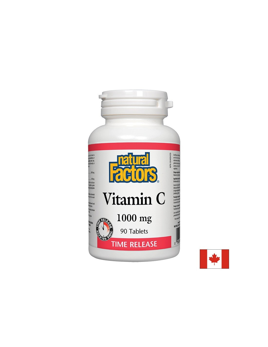 Vitamin C/ Витамин С 1000 mg и Биофлавони х 90 таблетки с удължено освобождаване Natural Factors - Feel You