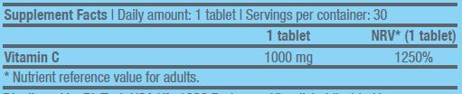 Vitamin C 1000mg. Bioflavonoids / 30 Tabs. - Feel You