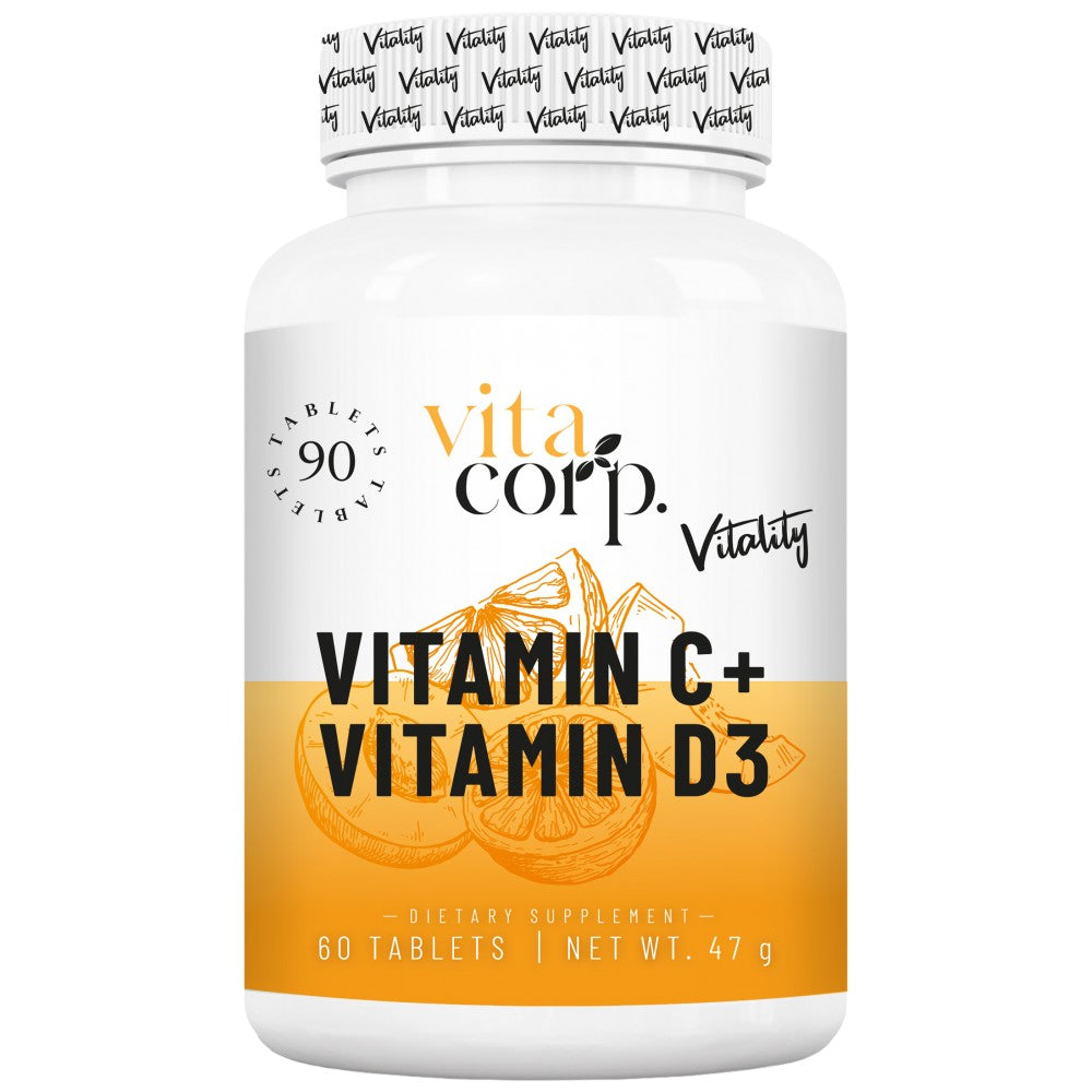 Vitamin C + Vitamin D Vitality - 90 Таблетки - Feel You