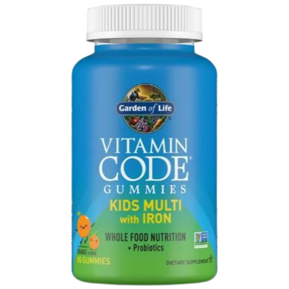 Vitamin Code Kids Multi with Iron Gummies - 90 желирани бонбони - Feel You