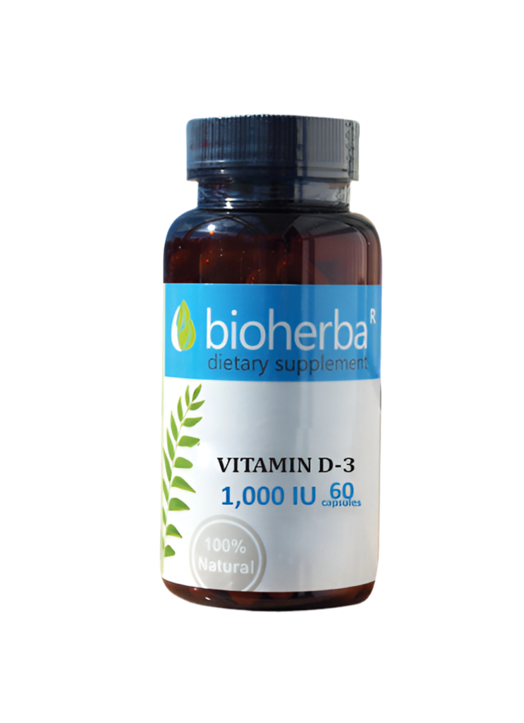 Vitamin D-3 1000 IU - 60 капсули - Feel You
