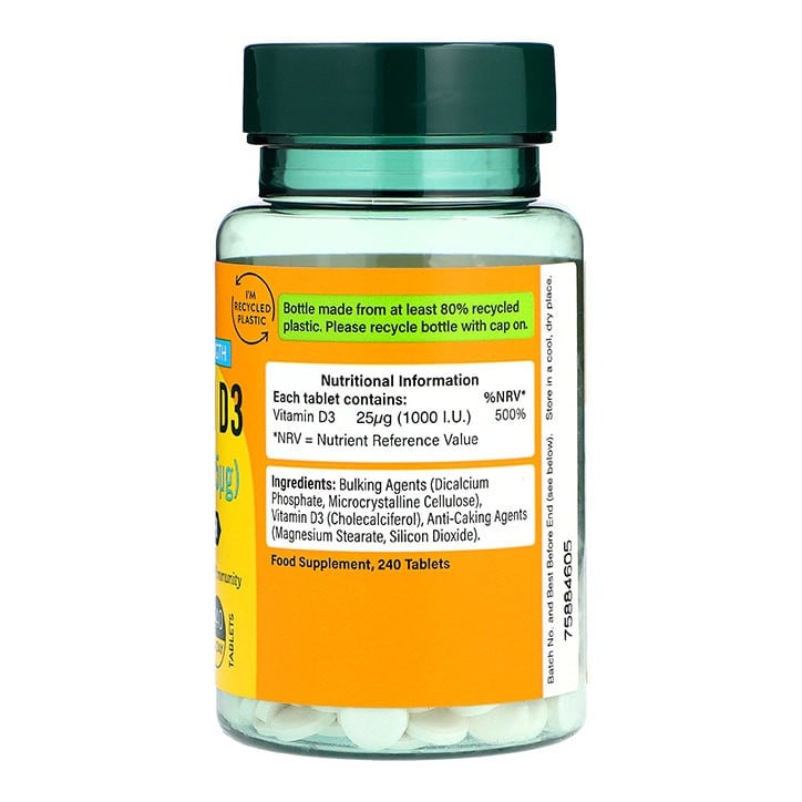Vitamin D3 1000 IU - 240 Таблетки - Feel You