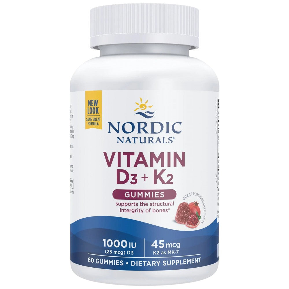 Vitamin D3 1000 IU + K2 45 mcg | Gummies - 60 желирани бонбони - Feel You