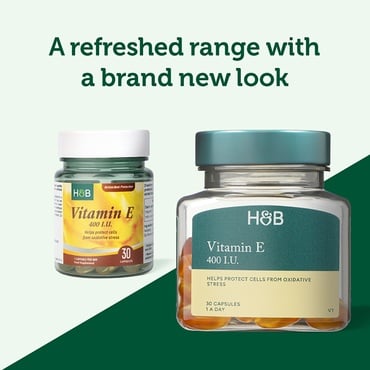 Витамин Е (Vitamin E) 400 I.U. 30 капсули, H&B - Feel You