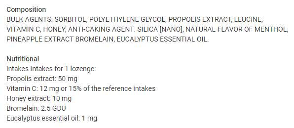 Vitaprolis® | Throat Lozenges with Propolis 20 Бонбона - Feel You