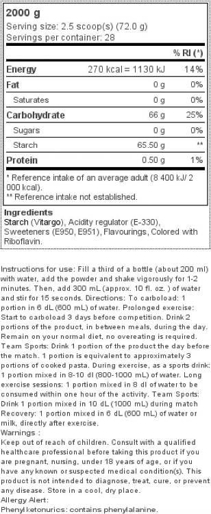 Vitargo Carboloader - 2000 грама - Feel You