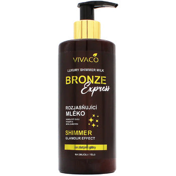 Vivaco - Bronze Express - illuminating body lotion with glitter - 300ml - Feel You