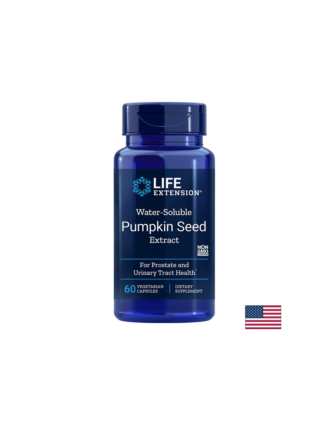 Water-Soluble Pumpkin Seed Extract/ Тиквени семена (водоразтворими) х 60 капсули - Feel You