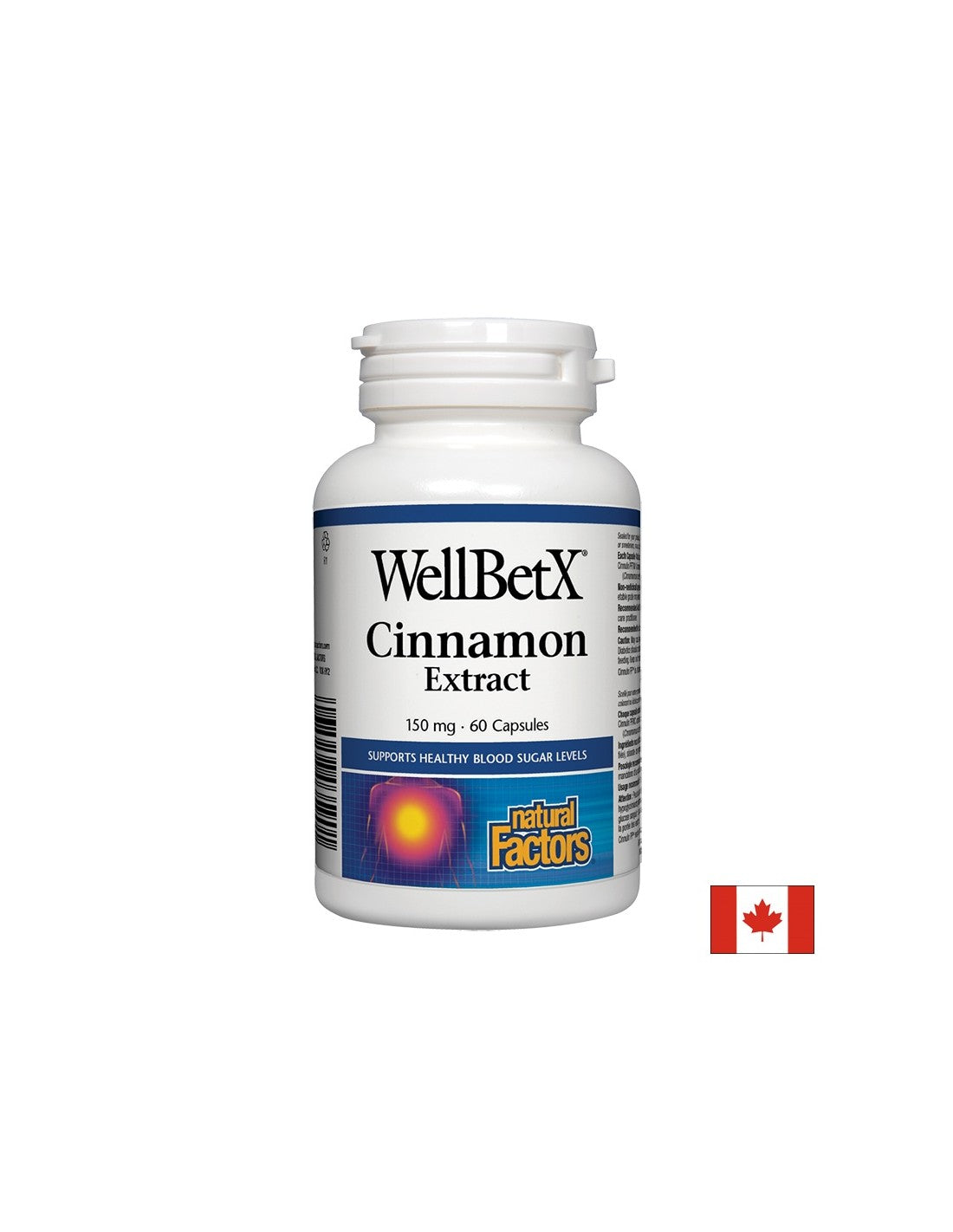WellBetX® Cinnamon Extract 150 mg - 60 капсули - Feel You