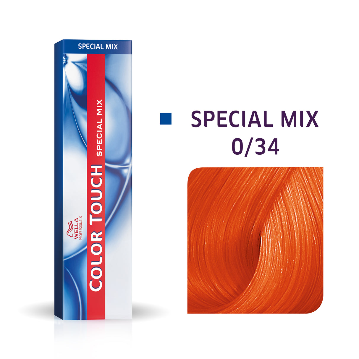 Wella Professionals, Color Touch Special Mix, Ammonia-Free, Semi-Permanent Hair Dye, 0/34 Golden Red, 60 ml - Feel You